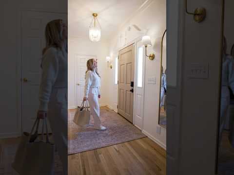 DIY Front Door Makeover *UNDER $500* #interiordesign #transformyourhome #homedecor