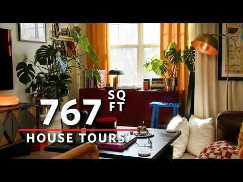 Afro-modernism Reigns in this Joyful 1 bedroom New Jersey Apt #apartmenttherapy #housetour #diy