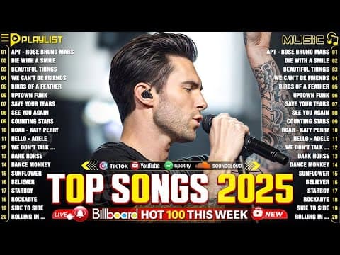 Maroon 5, Rihanna, The Weeknd, Dua Lipa, Ed Sheeran, Bruno Mars, Adele 💥 Billboard Top 50 This Week