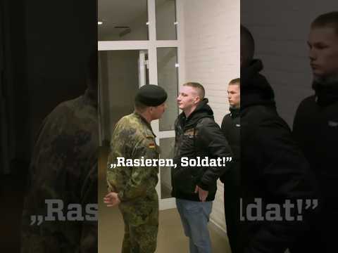 Rasurkontrolle bei der Bundeswehr #ZDFinfo #Bundeswehr #Militär