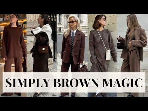 Fall in Brown: The Most Elegant Looks for Women Over 60