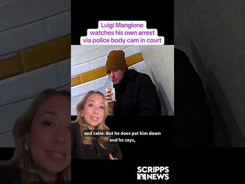 Luigi Mangione's court hearing shows bodycam footage of his arrest