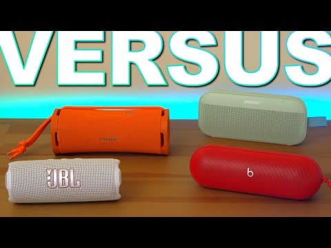 JBL Flip 7 Vs Beats Pill Vs Bose Flex 2 Vs Sony ULT Field 1 - Versus