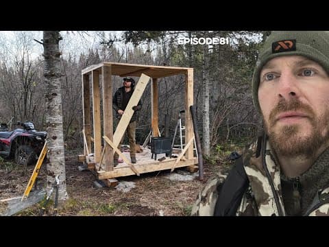 DIY Sauna on River, ATV Road down Cliff |EP81| Log Cabin Build on Off-Grid Homestead