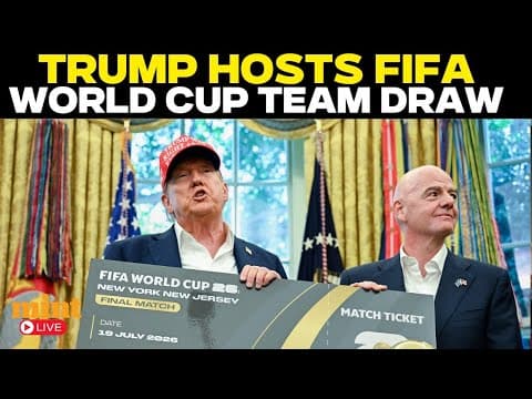 Live: Donald Trump’s Major Announcement On FIFA World Cup 2026 |Trump Hosts FIFA World Cup Team Draw