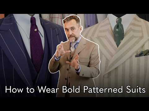 How to Wear a Bold Patterned Suit (Without Looking Overdressed)