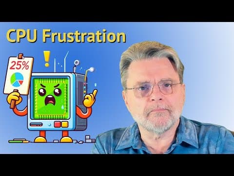 Why Won’t My Program use More than 25% of the CPU?