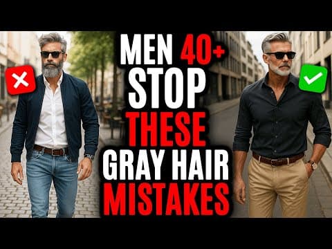 Gray Hair Style Tips for Men Over 40