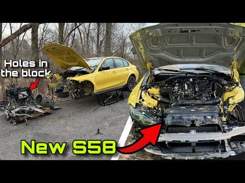 I Rebuilt a Totaled G80 M3, BUT WILL IT START with a New Engine?