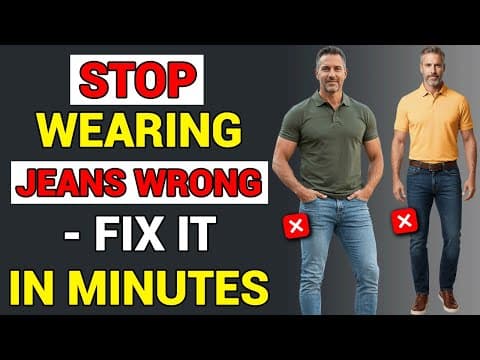 How to Choose the Right Jeans for YOUR Body | Men’s Style 40+