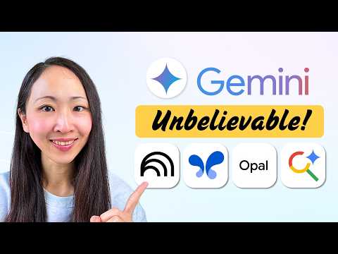 30 FREE Things You won't believe Google AI Could Do (Gemini, NotebookLM, AI Studio, AI Mode, Opal)