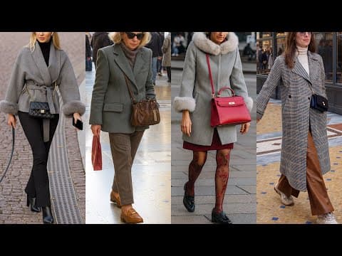 ITALIAN FASHION LOOK FALL/WINTER 2025 | MILAN CHIC OUTFITS TRENDS INSPIRATION | LUXURY SHOPPING VLOG