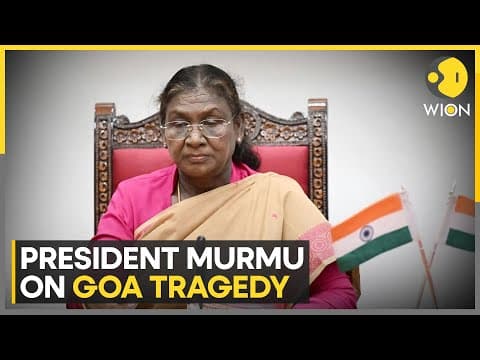 Goa Club Blast: Massive Fire at Nightclub, Prez Murmu Prays For Speedy Recovery of Injured | WION