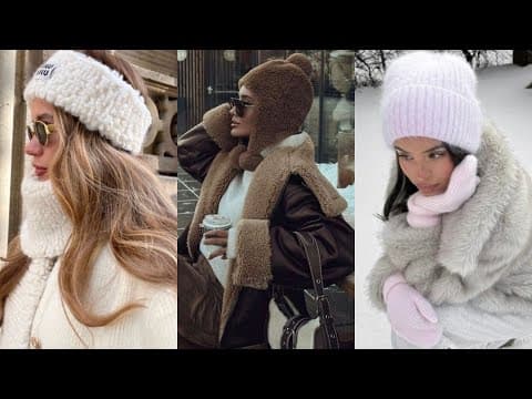 КАКИЕ ШАПКИ В МОДЕ 2026 В ОРИГИНАЛЬНОМ ЖЕНСКОМ ГАРДЕРОБЕ ЗИМА 2026💕