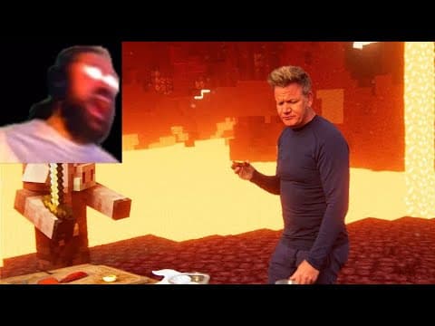Forsen reacts to Gordon Ramsay Speedruns Minecraft
