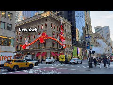 Manhattan Morning Walk New York City 4k Walking Tour