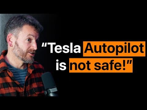The AI Self Driving Vehicle Expert: This Tech is NOT SAFE! Don’t use this! - Dr Jack Stilgoe
