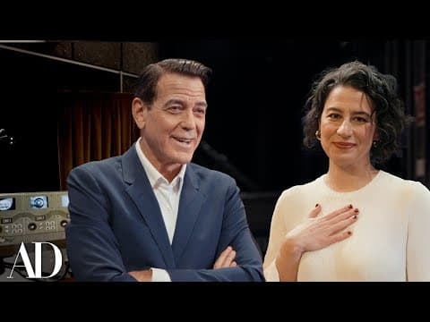 Touring the ‘Good Night, and Good Luck’ Broadway Set With George Clooney & Ilana Glazer