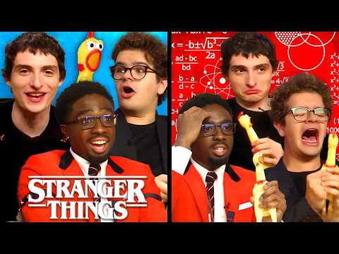 Stranger Things' Finn, Caleb & Gaten vs. 'The Most Impossible Stranger Things Quiz'
