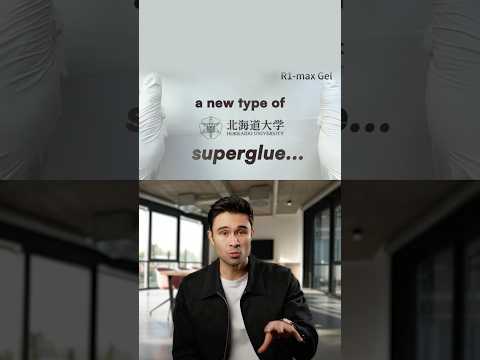 AI just helped discover a new type of superglue in Japan 👀 #trendingshorts #ai #tech #research