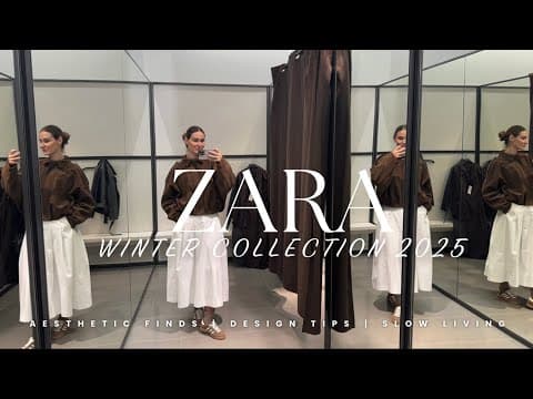 WINTER SHOPPING 🌲 ZARA + H&M Try On ✨ Mini Haul