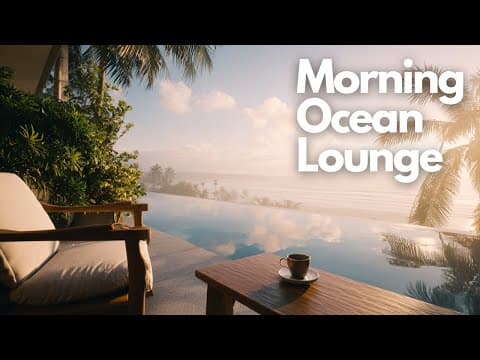 Peaceful Background Music for Relax & Focus | Morning Ocean Lounge