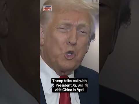 Trump talks call with President Xi