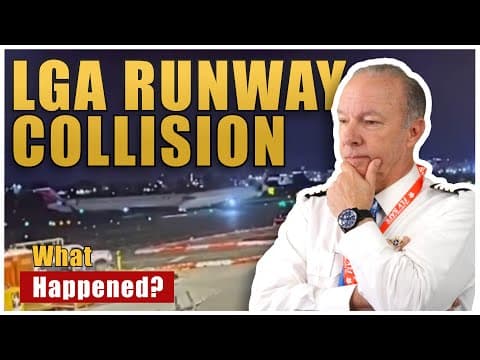Two Delta Jets COLLIDE at LaGuardia – Pilot Reacts