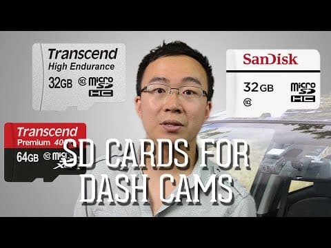 Dash Cam 101 - Guide to SD Cards