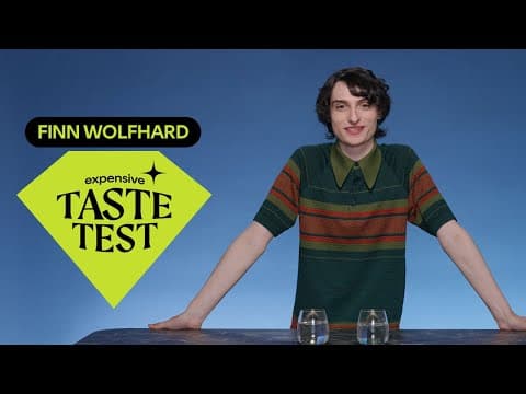 Finn Wolfhard Has Strong Feelings About Deodorant | Expensive Taste Test | Cosmopolitan