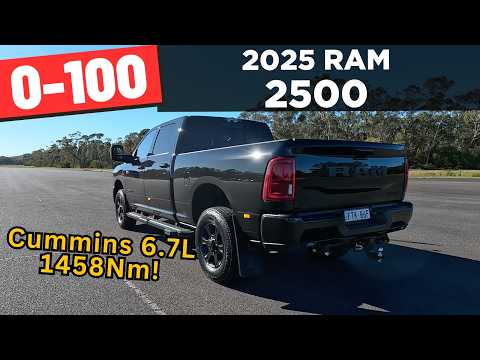 2025 RAM 2500 HD review: 0-100 & POV test drive (with towing test)