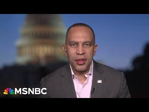 Leader Jeffries on his relationship with Speaker Johnson and how we can avoid another shutdown