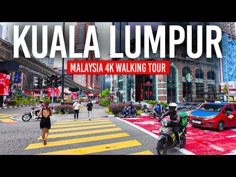 KUALA LUMPUR, Malaysia 🇲🇾 Urban Jungle & Sky-High Towers | 4K Walking Tour