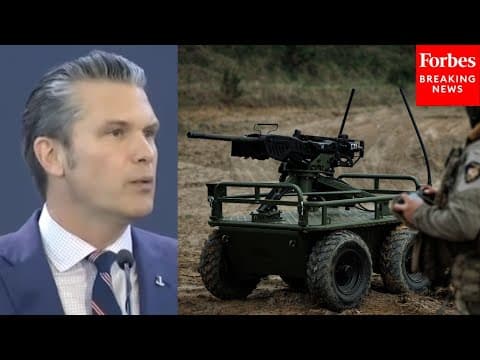 Pete Hegseth Asked If He'd Like To See Soldiers Replaced With 'Autonomous Systems'
