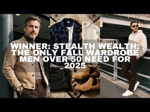 Winner: Stealth Wealth: The ONLY Fall Wardrobe Men Over 50 Need for 2025