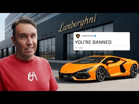 WHY I AM NO LONGER A LAMBORGHINI CUSTOMER