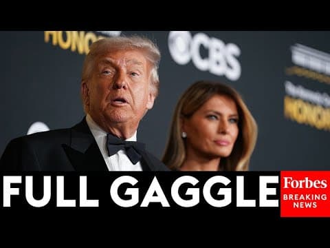 BREAKING: President Trump Takes Questions From Reporters On Kennedy Center Red Carpet