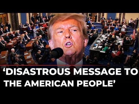 US Congress LIVE: Trump Accused of Pardoning Drug Trafficker | Fiery Senate Speech | US News Live
