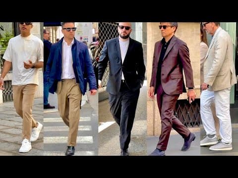 Spring 2025 Dress like David Beckham⚽️Italian Men’s Street Style 🇮🇹Modern Elegance #mensfashion