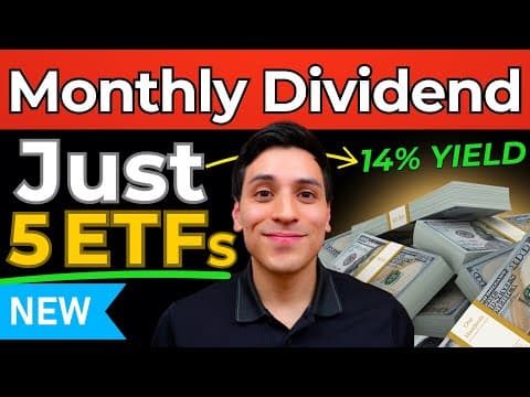 5 Best ETFs That Pay MONTHLY Dividends + GROWTH for Long-Term Investing (2025)