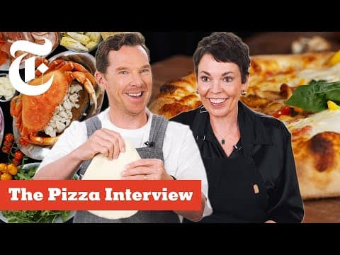 Benedict Cumberbatch and Olivia Colman: The Pizza Interview | NYT Cooking