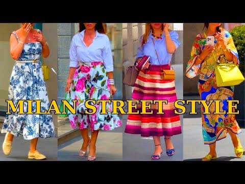 Street Style Milan 2025: The Most Elegant and Iconic Old Money Summer Looks | Timeless Italian Chic