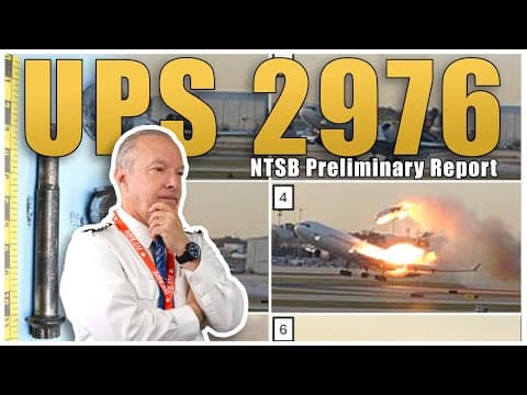 UPS Crash Preliminary Report | Pilot Reacts to UPS Crash Report