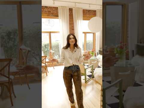 Small Montreal Loft Designed Without Buying Anything New #apartmenttour #hometour #home #housetour