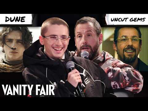 Timothée Chalamet & Adam Sandler Rewatch 'Dune,' 'Uncut Gems,' 'Marty Supreme' & More | Vanity Fair