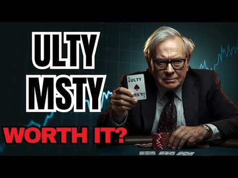 ULTY & MSTY ETF: Still Worth The HYPE?