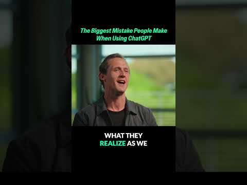 The Biggest Mistake People Make When Using ChatGPT