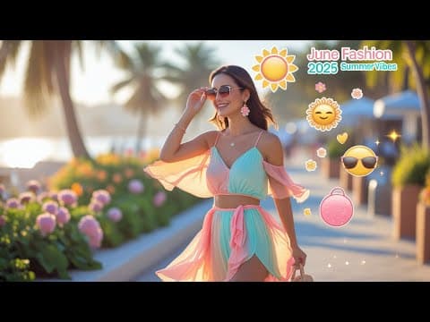 ☀️ Women’s June Fashion 2025 | Hottest Summer Styles You Need to See 👗🌸😎