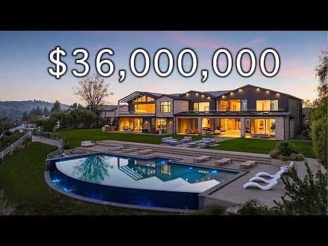 Hidden Hills Mansion feels like a Luxury Hotel in LA