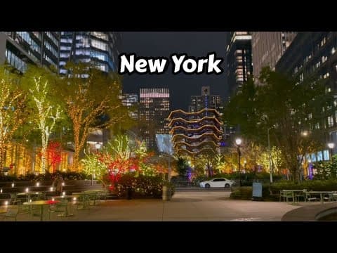 Manhattan 2025 Christmas Walk Through New York City 4k